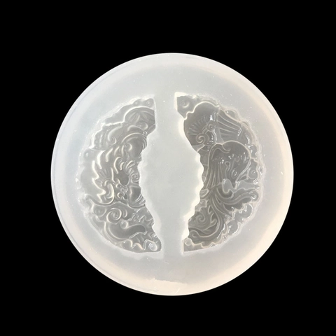 Drache Phönix Jade Anhänger Silikonform Für DIY Harz Schmuckherstellung Kristall Epoxy Fondant Kuchen Dekoration Backwerkzeug