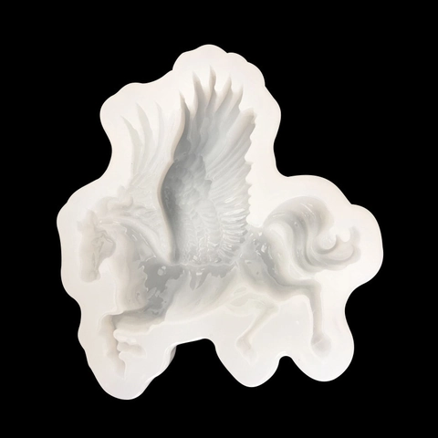 Pegasus Flügel Form Silikonform DIY Spiegeloberfläche Kristall Harz Form Für Handyhülle Dekor Kuchen Fondant Backwerkzeug
