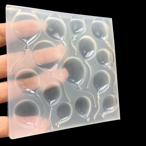 Balloon Silicone Mold For DIY Chocolate Resin Clay Craft Translucent Valentine Day Balloon Cake Decorating Mold Tool