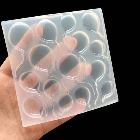 Balloon Silicone Mold For DIY Chocolate Resin Clay Craft Translucent Valentine Day Balloon Cake Decorating Mold Tool