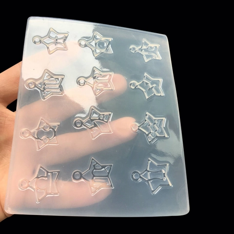 12 Sterrenbeelden Stervorm Siliconen Vorm Voor DIY Kristal Epoxyhars Sieraden Maken Hanger Sleutelhanger Hobbygereedschap