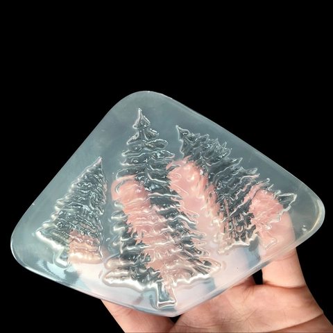 Flexible Silikon Weihnachtsbaum Form Für DIY Harz Schmuck Handgefertigte Kiefer Anhänger Handyhülle Dekoration Werkzeug