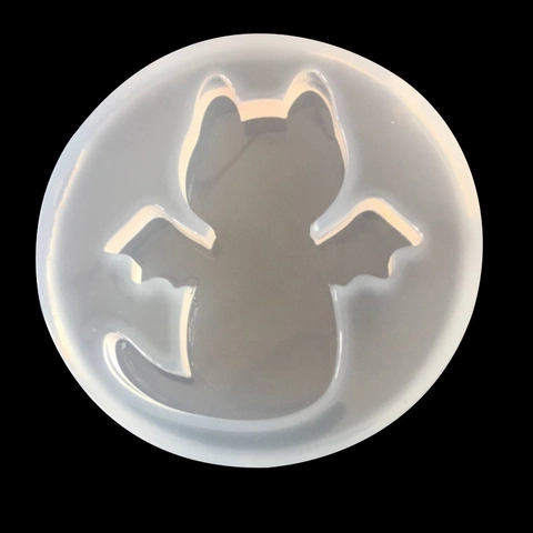 Angel Devil Cat DIY Silicone Resin Mold For Handmade Keychain Pendant Jewelry Making Mirror Epoxy Casting Clay Mold