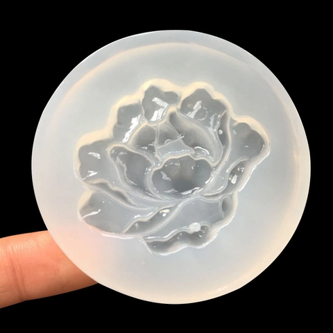 Lotus Flower Silicone Mold For DIY Crystal Epoxy Resin Craft Jewelry Making Pendant Decoration Mirror Effect Handmade Tool