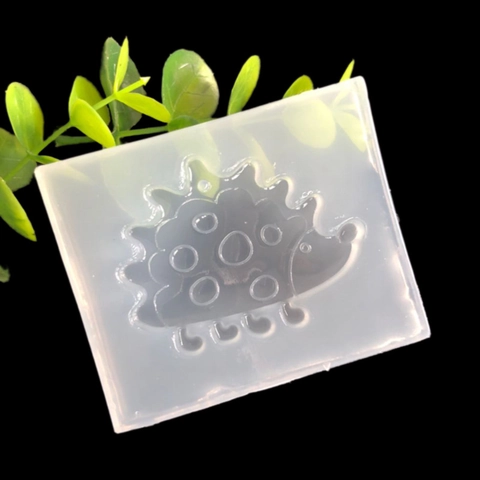 Schattige Egel Siliconen Vorm Spiegeleffect Kristal Epoxyhars Dierlijke Hanger DIY Handgemaakte Sieraden Ambacht Tool