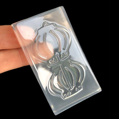 DIY Stereo Chinese Lantaarn Siliconen Vorm Voor Epoxyhars Spiegel Klei Handwerk Vorm Handgemaakte Sieraden Hanger Accessoires