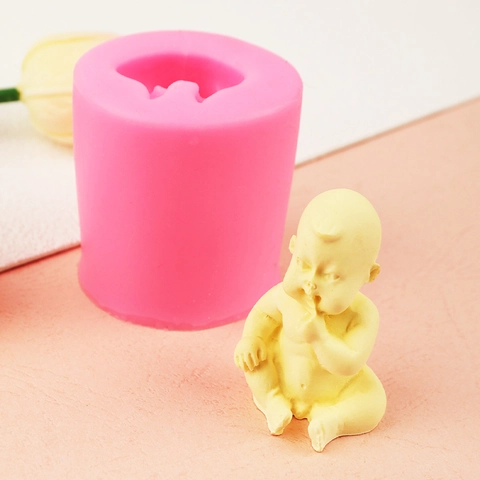 3D Baby Zuigvinger Siliconen Vorm Voor Taart Decoratie Fondant Chocolade Gelei Aromatherapie Kaars Gips Hars DIY Bakken Gereedschap