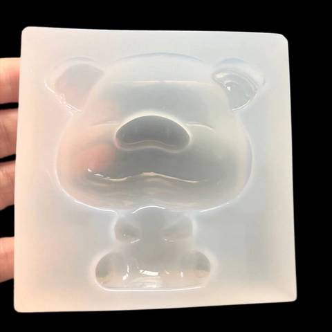 Cute Pig Silicone Mold For DIY Crystal Epoxy Resin Jewelry Making Pig Head Shape Mirror Effect Manual Baking Mold Craft Tool