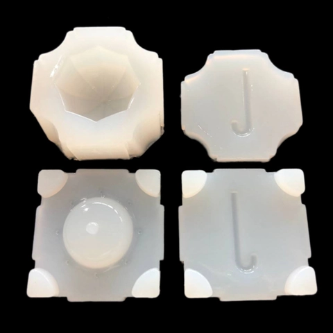 3D Umbrella Silicone Mold Mirror Surface UV Resin Epoxy Casting Mold For DIY Handmade Jewelry Pendant Keychain Crafting
