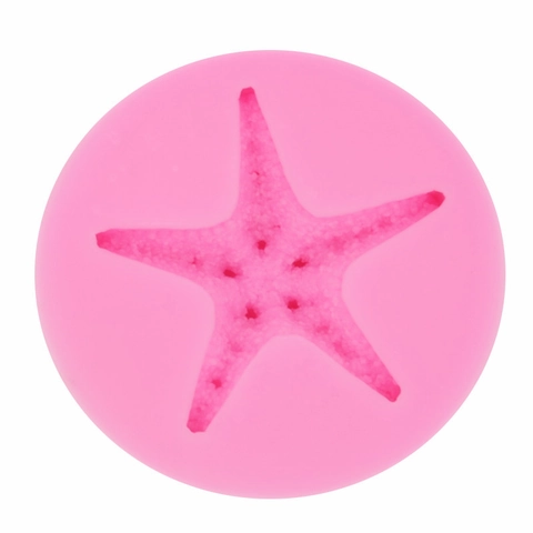 Oceaan Zeester Siliconen Vorm Voor Fondant Taart Decoratie Hars Klei Zeep Mousse Tool DIY Bakken Chocolade Vorm