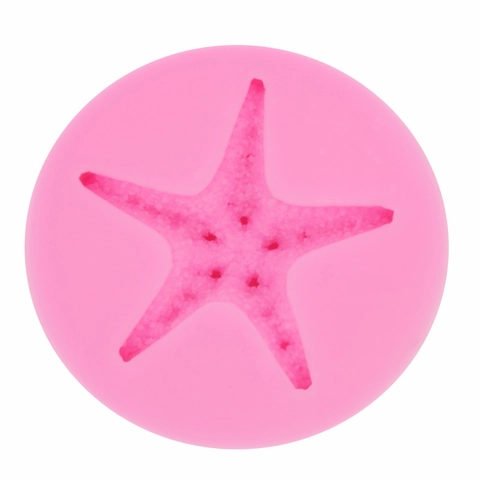 Oceaan Zeester Siliconen Vorm Voor Fondant Taart Decoratie Hars Klei Zeep Mousse Tool DIY Bakken Chocolade Vorm
