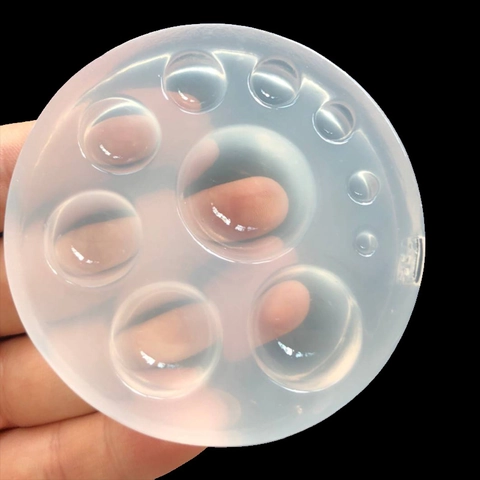 Mirror Surface Silicone Mold Multi Size Half Sphere Beads For DIY Jewelry Resin Casting Craft Cake Fondant Decoration