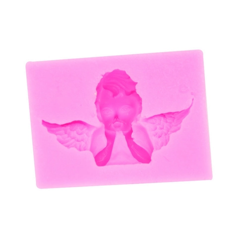 Europäisches Relief Engel Silikonform 3D Cupid Fondant Kuchenform DIY Schokolade Seife Aroma Gips Kerze Dekoration Backwerkzeug