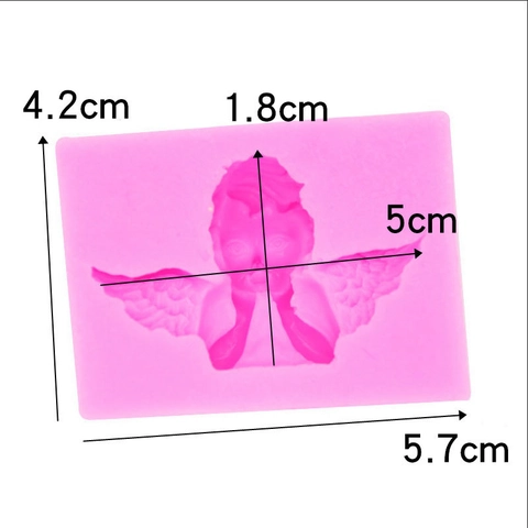 Europäisches Relief Engel Silikonform 3D Cupid Fondant Kuchenform DIY Schokolade Seife Aroma Gips Kerze Dekoration Backwerkzeug