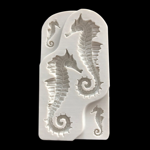 Καλούπι Σιλικόνης Ιππόκαμπος 3D Fondant Ρητίνη Πηλός Εργαλείο Μοντελοποίησης Σοκολάτα DIY Διακόσμηση Τούρτας Καλούπι Χειροτεχνίας