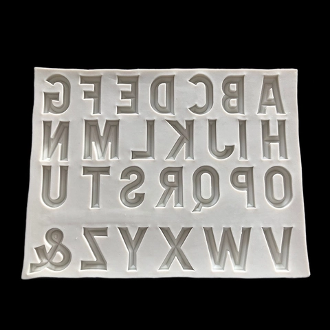 Große 26 Englische Buchstaben Silikonform Für Schokolade Fondant Kuchendekoration Alphabet Formen Backwerkzeug Zubehör