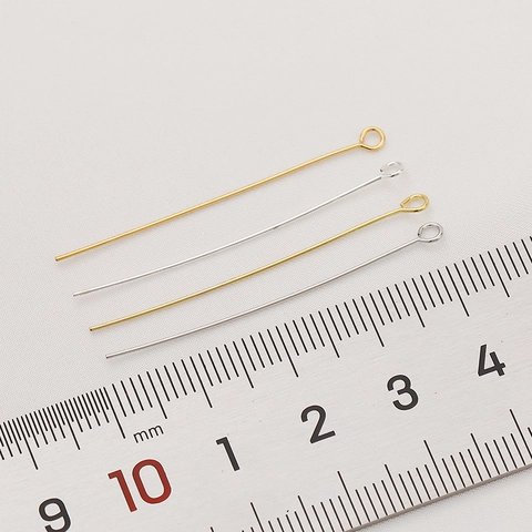 Koperen 18K Vergulde Oogstiften Negen-Vormige Stiften Voor DIY Sieraden Maken Onderdelen Handgemaakte Materialen