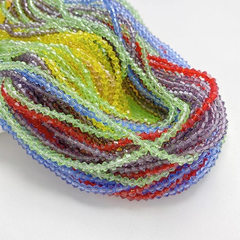 Multicolor Synthetisch Kristal Biconische Gefacetteerde Glas Kralen Voor DIY Sieraden Maken Kettingen Armbanden Losse Kralen