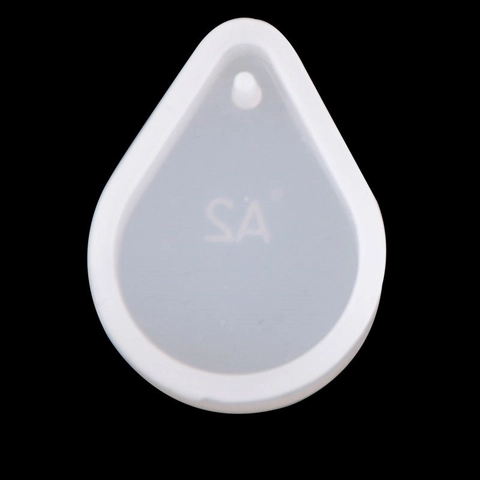 Stampo in Silicone per Pendenti Gioielli Fai-da-te Superficie Specchio Stampo per Colata Colla Cristallo Quadrato Tondo Goccia Ovale