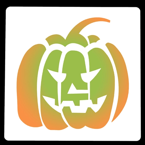 Stencil in Plastica PET di Halloween per Pittura Artigianato Fai da Te Modello Cavo Zucca Pipistrello Teschio Decorazione per Torte