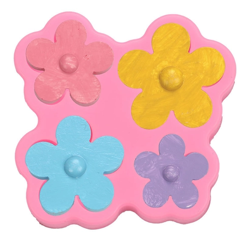 Stampo in Silicone a Forma di Fiore per Fondente Cioccolato Decorazione Torte DIY Aromaterapia Cera Gesso Resina Strumento