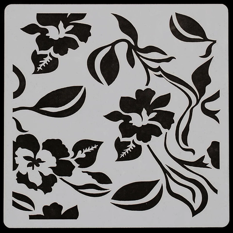 PET Mandala Flower Painting Stencils For DIY Scrapbook Cake Decorating Wall Painting Hollow Out Templates Craft Supplies