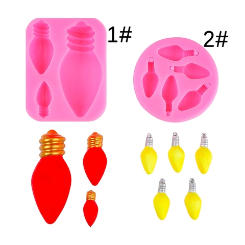 Mini Gloeilamp Siliconen Vorm Retro Vorm Siliconen Voor Voedsel Bakgereedschap Voor Fondant Chocolade DIY Klei Decoratie