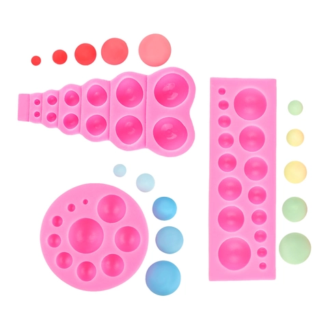 Versatile Semi-Sphere Silicone Chocolate Mold For Baking Cake Pudding Fondant Decoration Epoxy Resin DIY Craft Tools