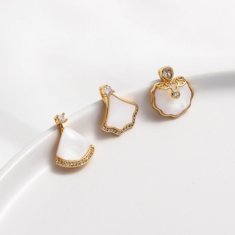 14K Verguld Koperen Hanger Zonder Ketting Chinese Stijl Gourd Ruyi Slot Pauw Zwaan DIY Sieraden Maken Voor Vrouwen