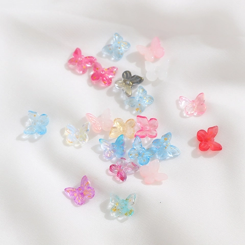 Czech Glass Beads Heart Star Butterfly Shapes DIY Handmade Jewelry Beads For Bracelets Necklaces Mixed Colors Accessory