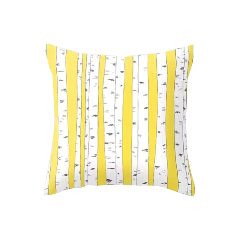 Fodera per Cuscino Decorativo in Poliestere Pelle di Pesca Moderno Minimalista Motivo Artistico Floreale Foglie Quadrato