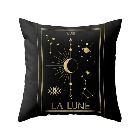 Moderner Minimalistischer Pfirsichhaut Polyester Kissenbezug Marmor Geometrischer Tarot Druck Dekorative Kissenhülle Für Heimsofa Wohnzimmer