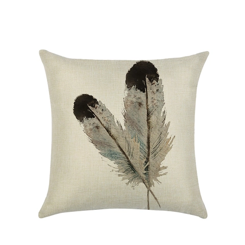 Linnen Decoratieve Kussensloop Vintage Kompas Veer Print Kussenhoes Voor Bank Couch Home Decor Modern Minimalistisch