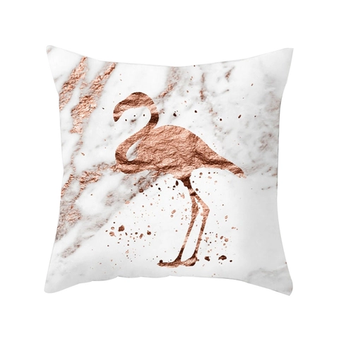 Fodera per Cuscino Moderna Motivo Marmo Stampa in Foglia Oro Rosa Nordico Copricuscino Decorativo per Divano Casa