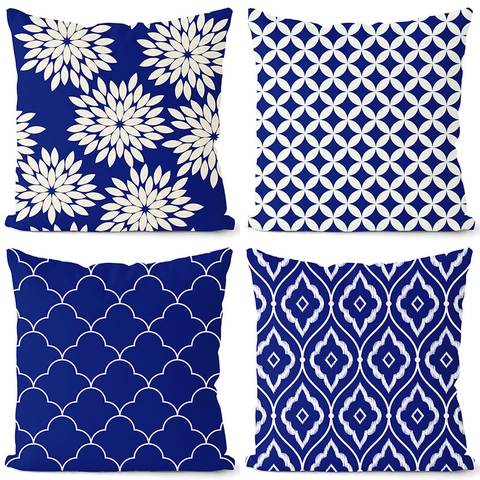 Geometrisches Muster Polyester Pfirsichhaut Kissenbezug Modern Minimalistisch Dekorative Kissenhülle Für Sofa Couch Home Dekor