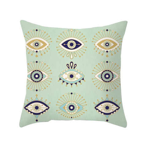 Fodera Per Cuscino Geometrica Verde Menta Moderna In Poliestere Federa Decorativa In Stile Nordico Per Divano Casa Soggiorno Auto