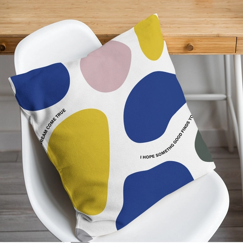 Nordisch Abstrakt Geometrisch Kissenbezug Kurzplüsch Modern Art Linienzeichnung Kissenhülle Sofa Home Dekorative