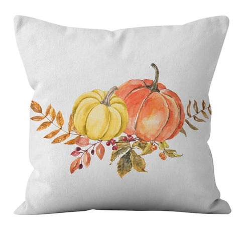 Thanksgiving Fall Autumn Pumpkin Gnome Decorative Pillow Case Soft Polyester Cushion Cover Red Truck Home Decor