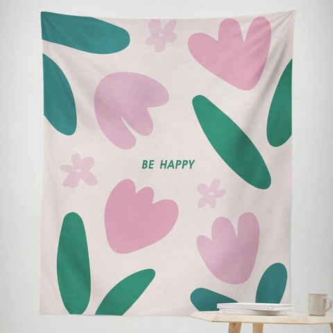 Nordico Stile Matisse Floreale Arazzo da Parete Minimalista Astratto Botanico Stampa Sfondo Panno per Soggiorno Camera da Letto Arredamento