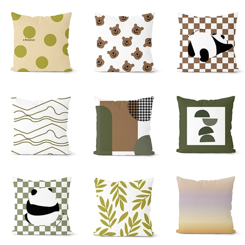 Modern Minimalistisch Geometrische Muster Polyester Deko Kissenbezug Weich Kissenhülle Für Sofa Wohnzimmer Heimdekoration