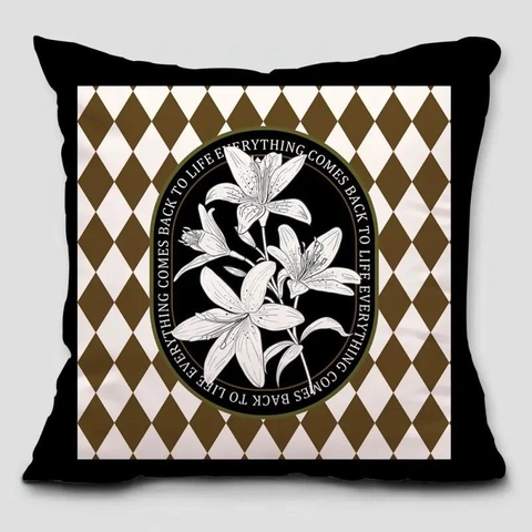 Vintage Amerikaanse Stijl Kussenhoes Luxe Franse Bank Zacht Kort Pluche Bloemen Geometrische Print Kussensloop Decoratie