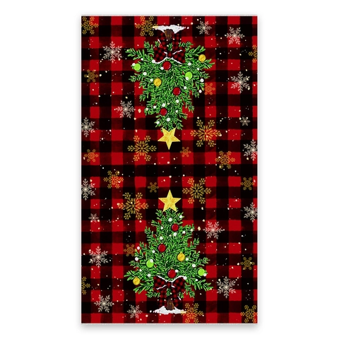 Asciugamano Decorativo di Natale in Microfibra di Poliestere Panno per Pulizia Cucina Stampato Pupazzo di Neve Albero di Natale Asciugamano Regalo