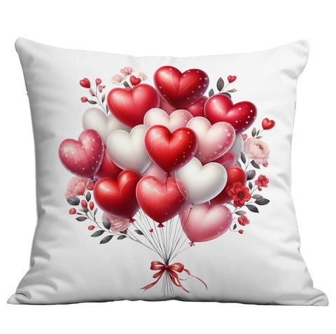 Valentine's Day Heart Pillow Covers Soft Short Plush Romantic Gnomes Cushion Case For Living Room Sofa Home Decor Gift