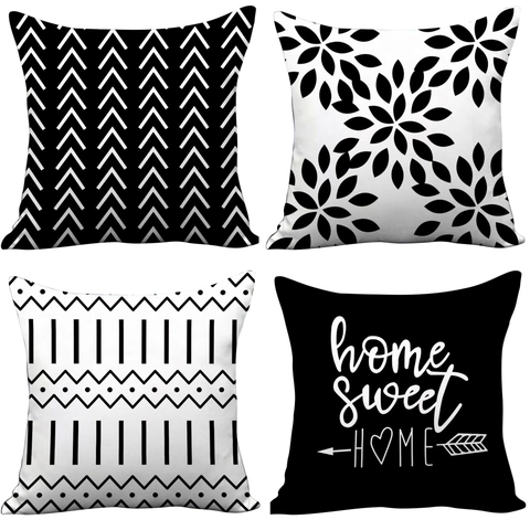 Nordic Modern Minimalist Plush Pillow Case Soft Macaron Color Alphabet Flower Printed Throw Pillow Cover Decorative Cushion Case For Sofa Home Living Room