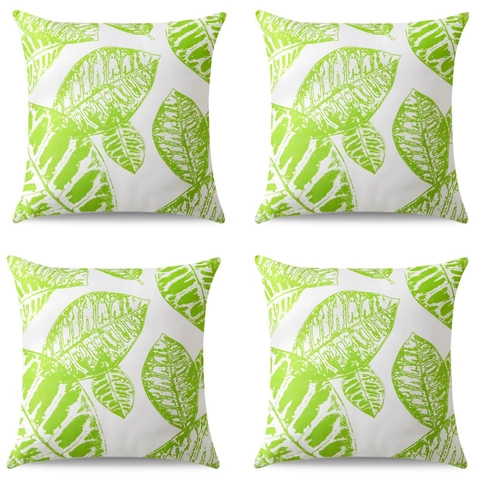 Dubbelzijdig Perzikhuid Kussenhoes Modern Plantenblad Patroon Sierkussenhoes Voor Woonkamer Bank Home Decor