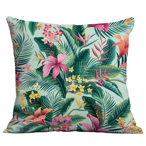 Fodera Per Cuscino Decorativa Con Stampa Di Piante Tropicali Motivo Foglia Di Monstera Per Divano Soggiorno Casa Senza Inserto