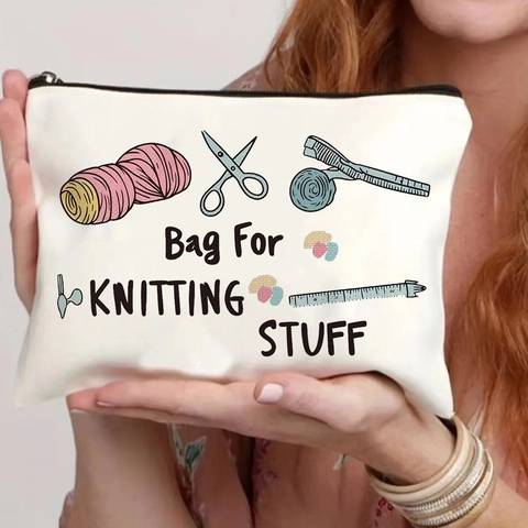 Creative Letter Print Makeup Bag For Women Portable Linen Cosmetic Toiletry Organizer Zipper Storage Pouch Travel Wash Bag