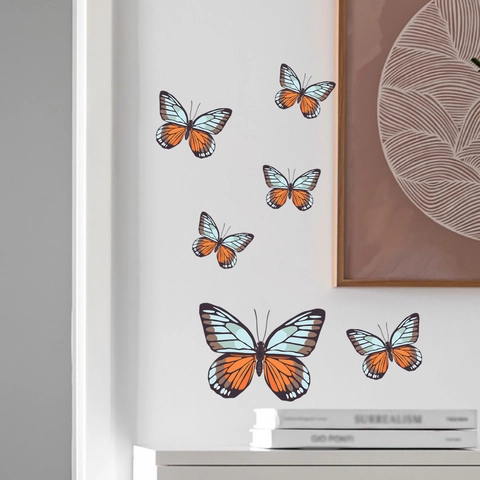 Adesivi Murali Farfalla Luminosa PVC Si Illumina Al Buio Decalcomanie Fluorescenti Per Camera Da Letto Soggiorno Casa