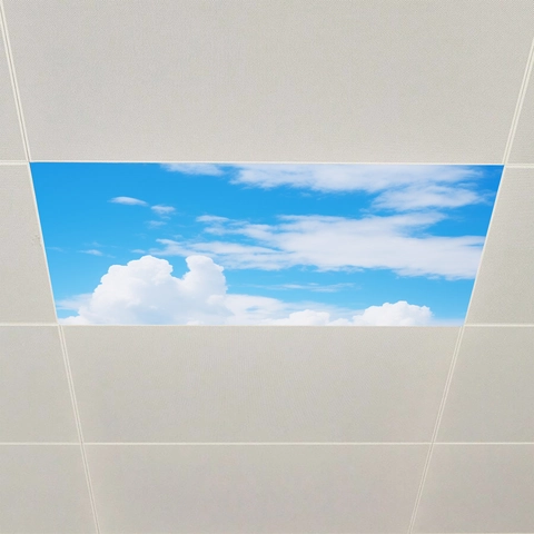 Blauer Himmel Weiße Wolken Decken Wandaufkleber Realistische Natur PVC Aufkleber Für Home Office Wohnzimmer Schlafzimmer Dekoration