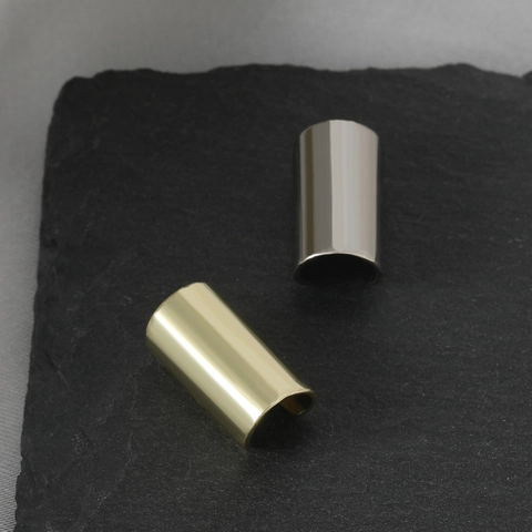 Manchette d'Oreille en Cuivre Minimaliste Forme U Géométrique Boucles d'Oreilles sans Perçage Polies Or Argent Bijoux Mode
